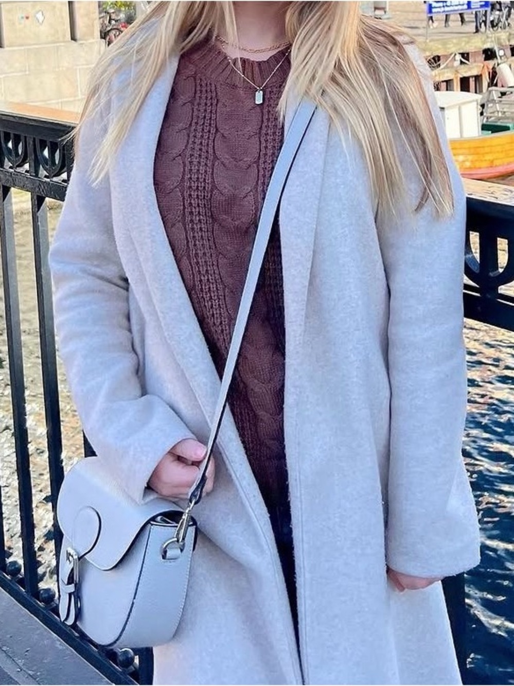 Zara Light Beige Trench Coat